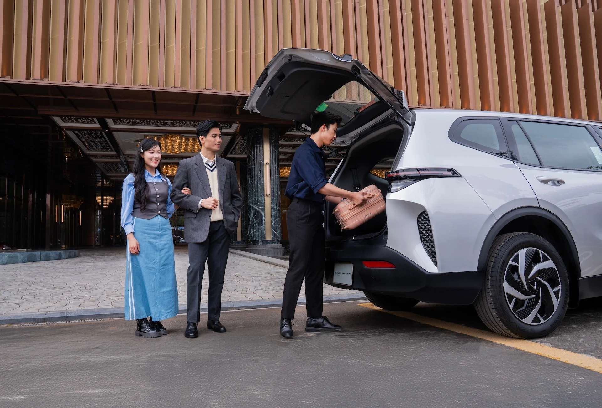 VinFast Limo Green tối ưu không gian cho mọi thành viên trong gia đình.