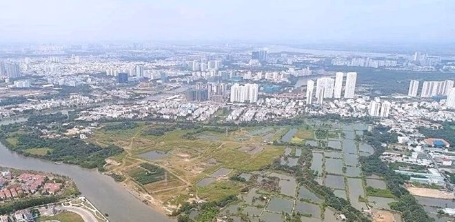 Khu dân cư Bắc Phước Kiển được xem là dự án sống còn của Quốc Cường Gia Lai. Ảnh: Duy Quang
