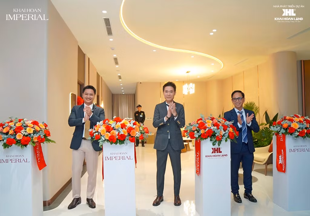 Sự kiện ra mắt căn hộ mẫu Khải Hoàn Imperial thu hút sự quan tâm lớn từ giới đầu tư và khách hàng thượng lưu.