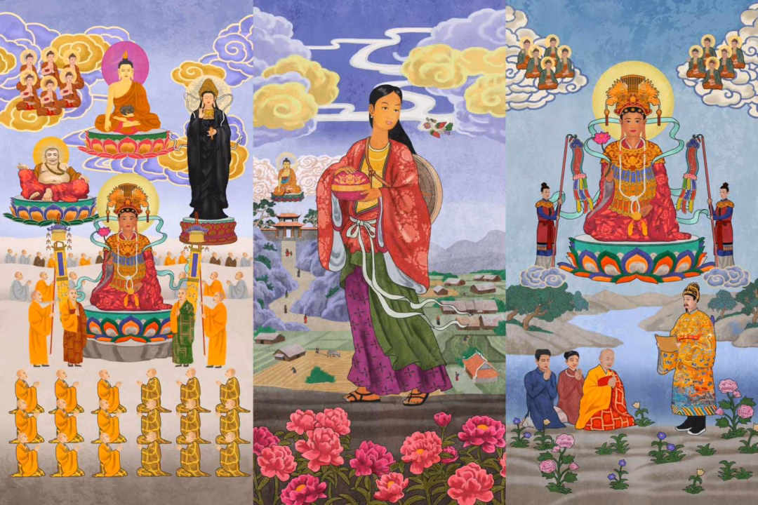 Toàn cảnh con đường tranh sơn mài tái hiện huyền thoại Linh Sơn Thánh Mẫu trên đỉnh núi Bà Đen
